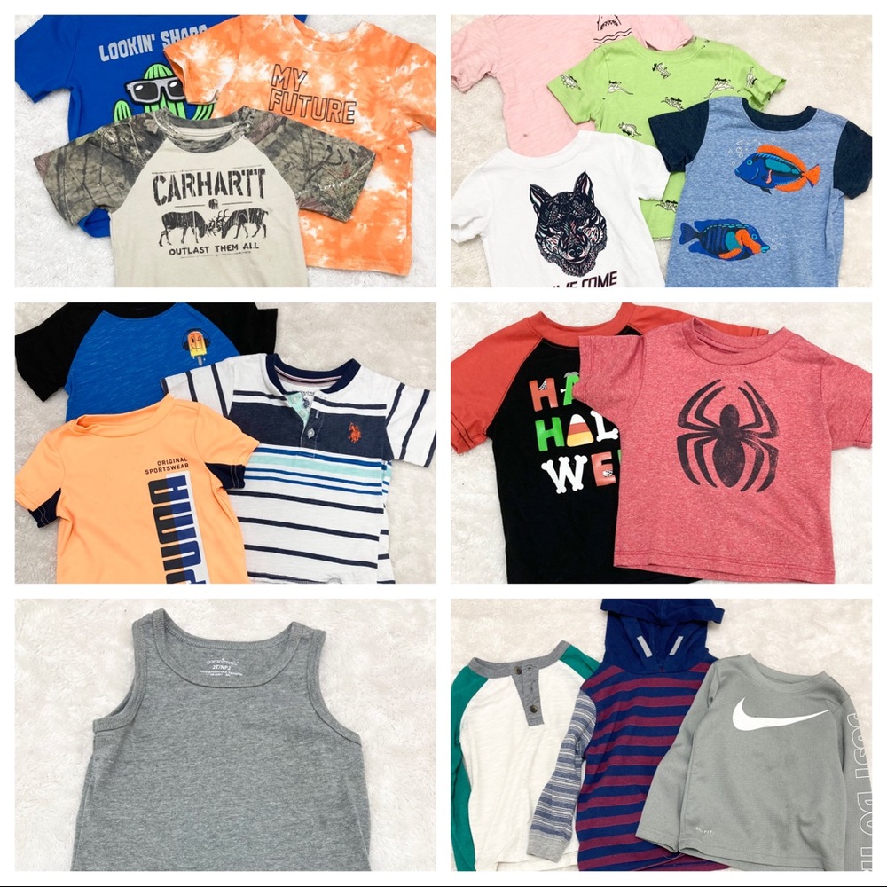 Bundle of 16 Toddler Shirts | Size 2T, 18-24 month
